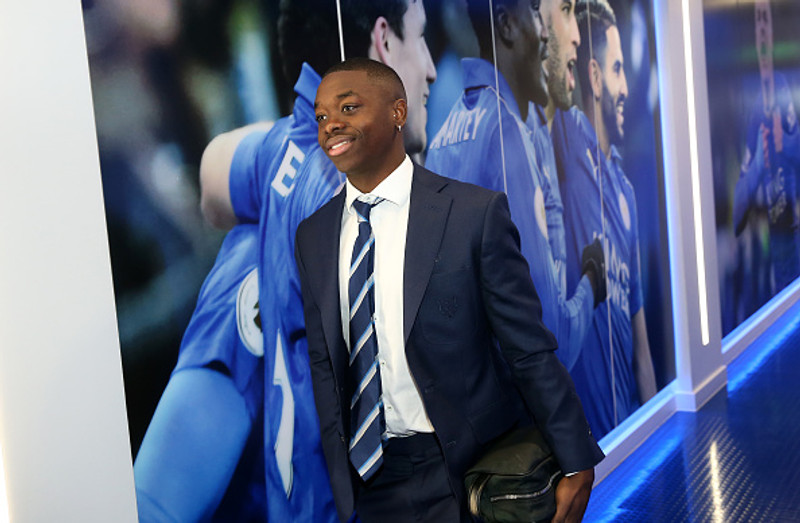 Nampalys Mendy, leikmaður Leicester, er meðal þeirra sem smituðust.