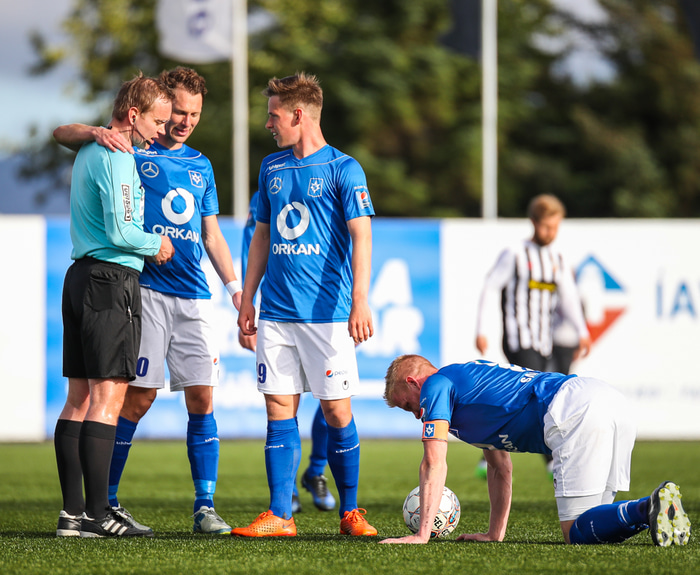 Þorvaldur Árnason fékk sinn skerf af gagnrýni á lokamínútunum.