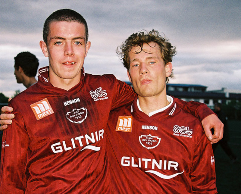 Arilíus Marteinsson og Ingólfur Þórarinsson í byrjun meistaraflokksferilsins hjá Selfossi.