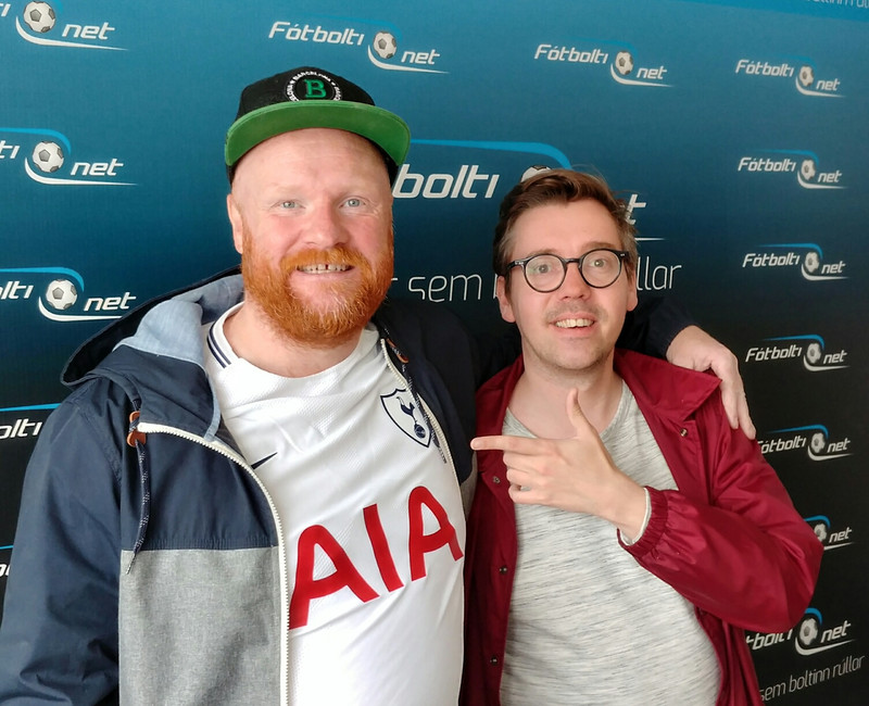Hjálmar Örn Jóhannsson og Jóhann Alfreð Kristinsson.
