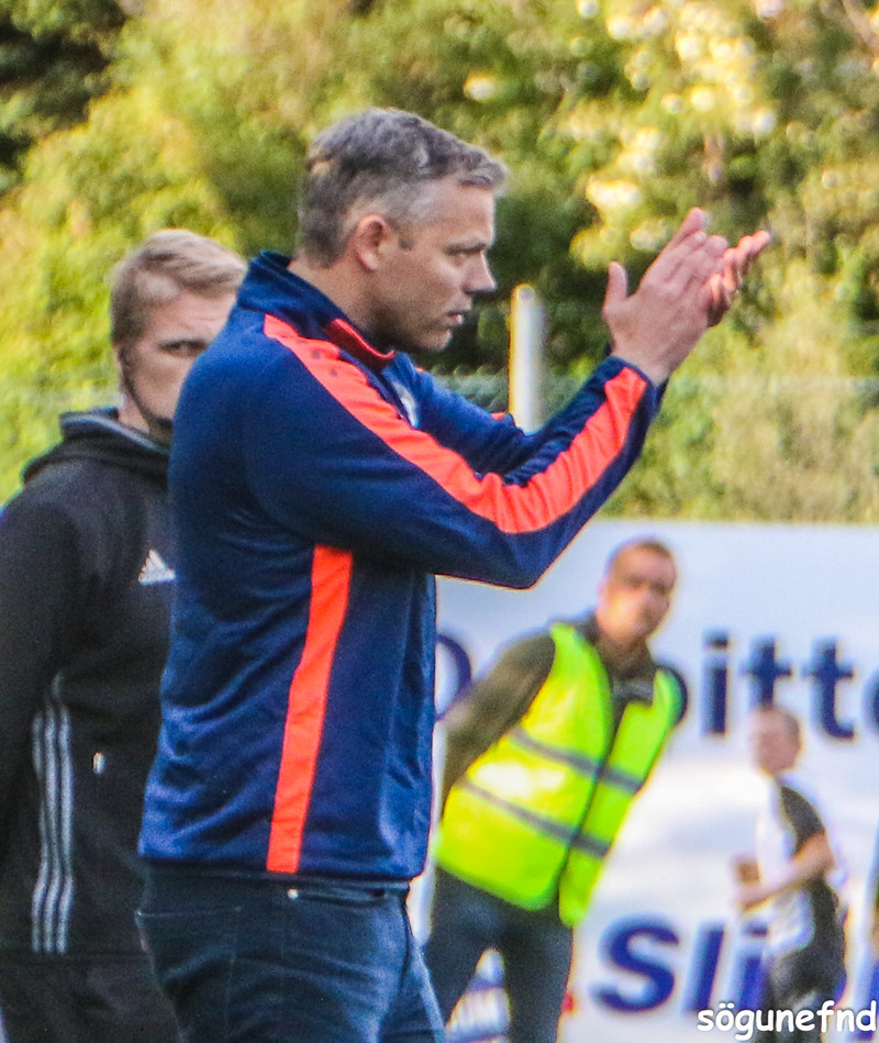Helgi var gríðarlega ánægður með sitt lið