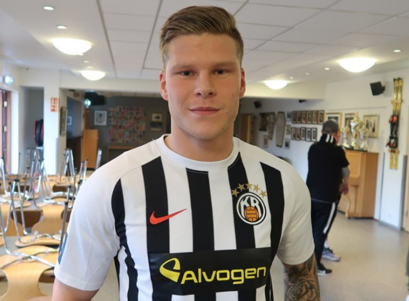 Björgvin Stefánsson í búningi KR.