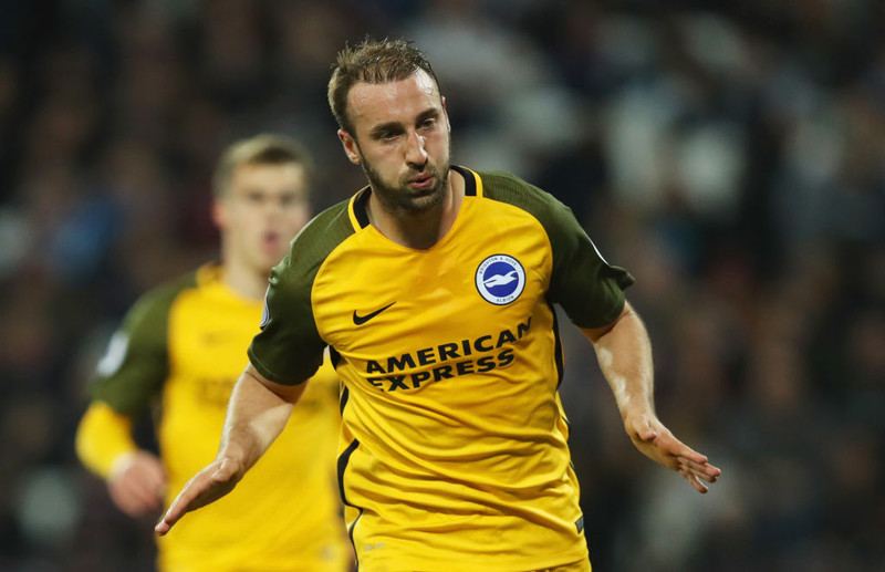 Sóknarmaður: Glenn Murray (Brighton) - Þessi 34 ára klóki sóknarmaður fór illa með varnarmenn Manchester United.