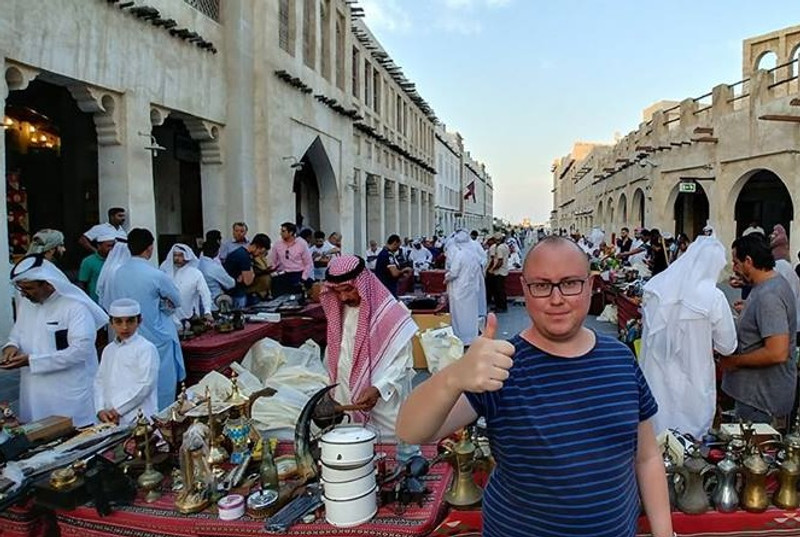 Elvar í Katar.