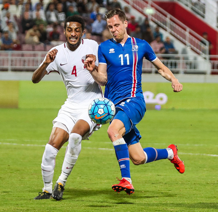 Kjartan Henry í baráttunni.