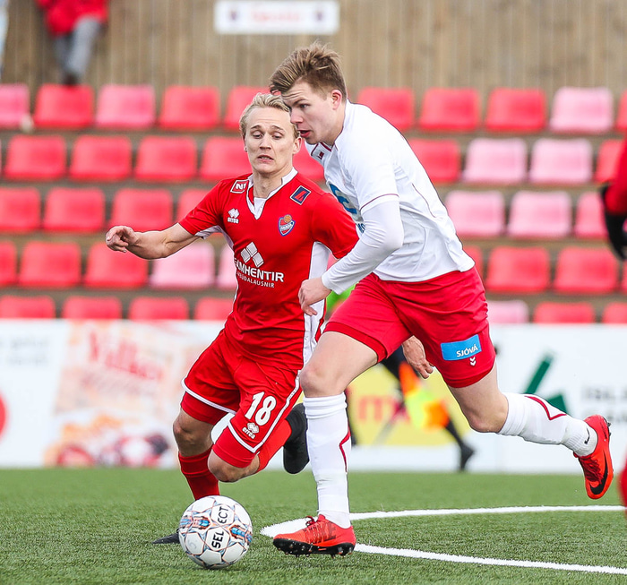 Jakob Snær Árnason skoraði tvö fyrir Þór.