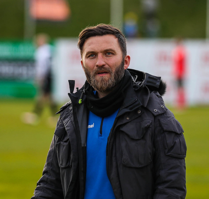 Óli Palli þjálfari Fjölnis