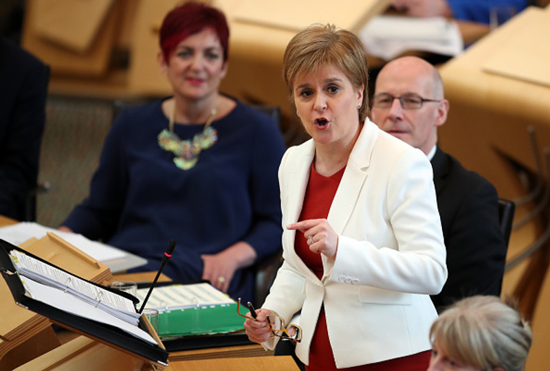 Nicola Sturgeon gagnrýndi leikmennina.