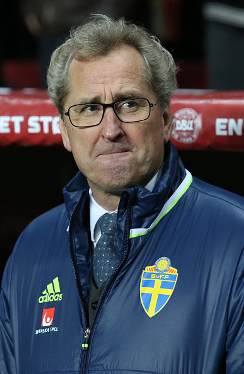 Erik Hamren stýrði Svíþjóð frá 2009-2016.