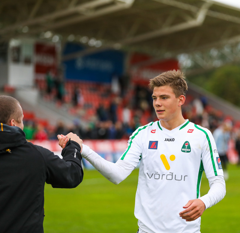 Brynjólfur Darri var meðal markaskorara.