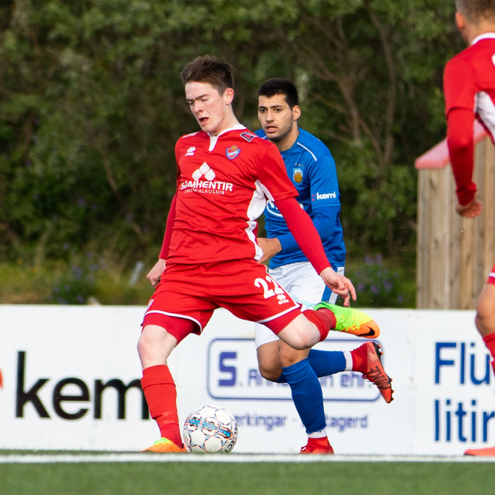 Frans í leik með Haukum árið 2018