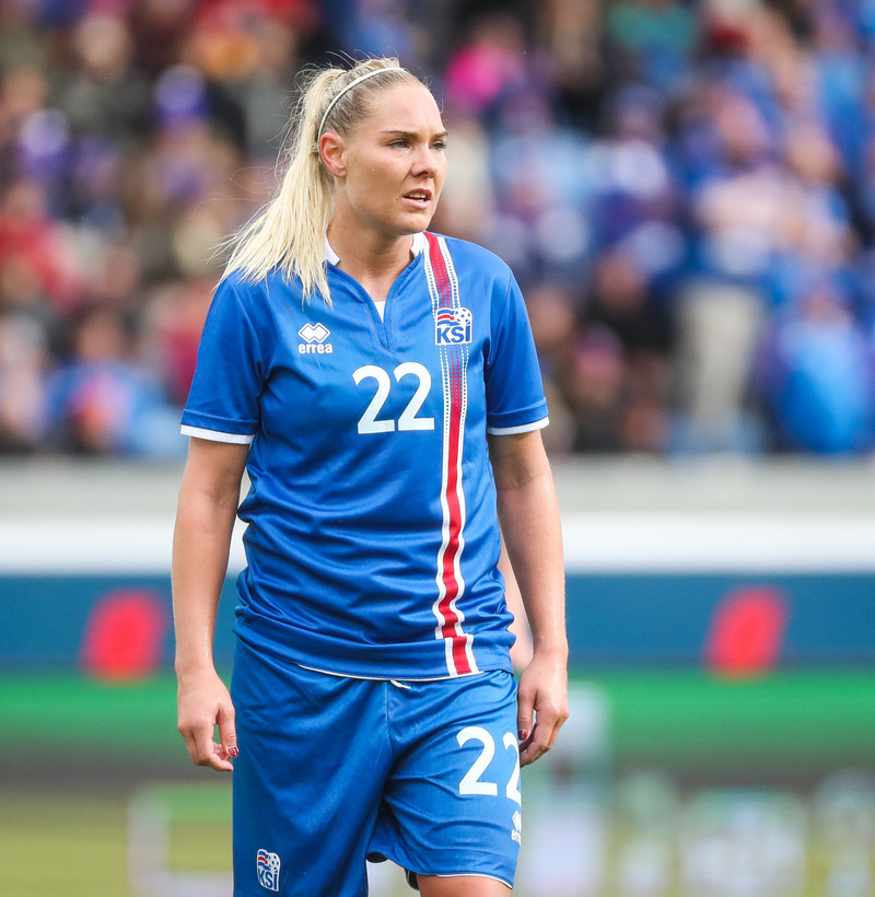 Rakel Hönnudóttir er að spila 100. landsleikinn í kvöld