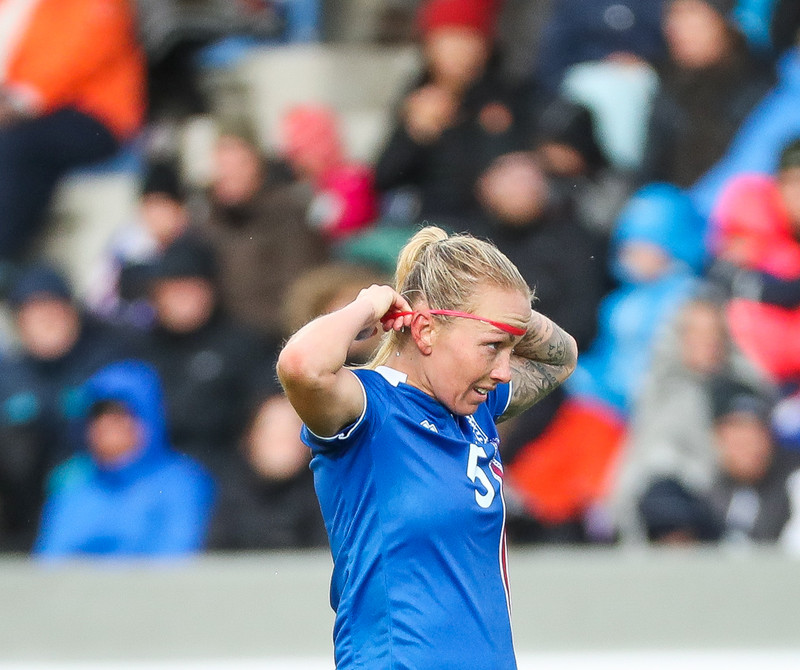 Bandaríkin: Gunnhildur kom inn af bekknum og skoraði