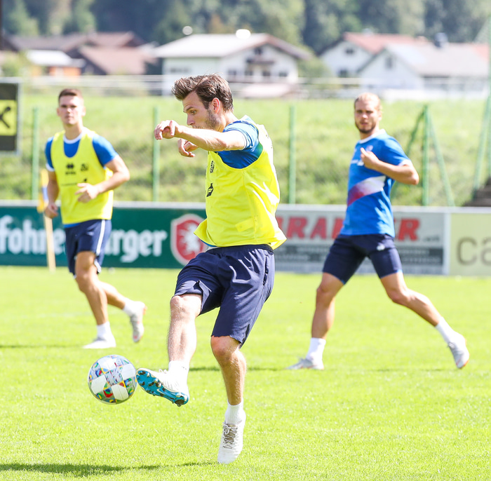 Theódór Elmar á landsliðsæfingu.