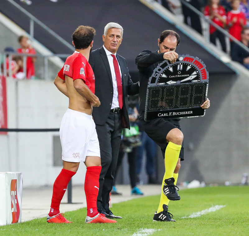 Vladimir Petkovic er að fara á sitt þriðja stórmót sem þjálfari Sviss.