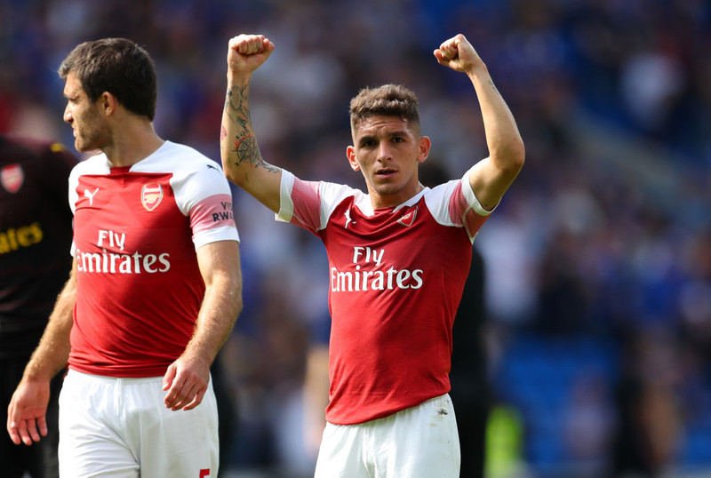 Lucas Torreira er farinn frá Arsenal