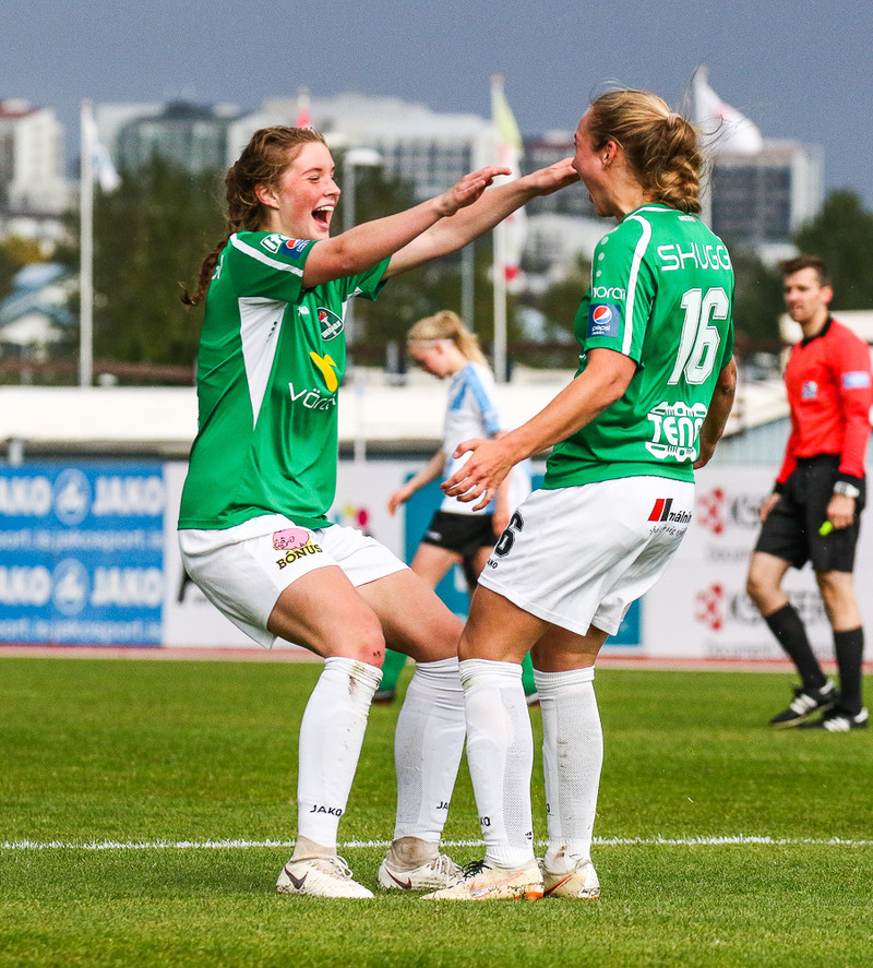 Komu á sama tíma í Breiðablik og hafa verið límdar saman síðan
