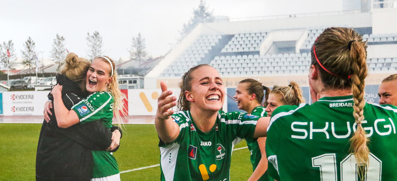 Græna treyjan var komin á og ég vissi ekki hvað ég væri að fara að hafa það gott í Breiðablik í öll þessi ár!