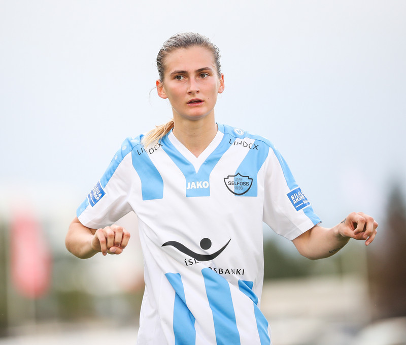 Magdalena skoraði bæði mörk Selfoss.