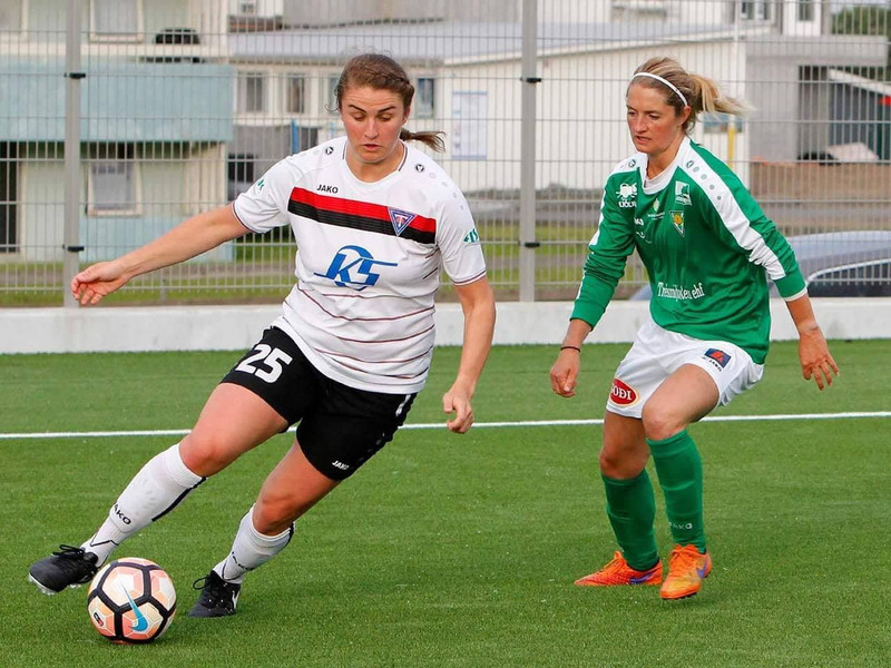 Murielle í leik með Tindastól í sumar