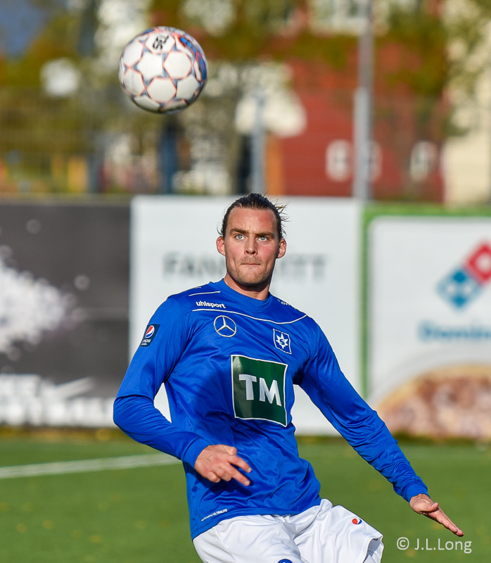 Sóknarmaðurinn Guðmundur Steinn Hafsteinsson.