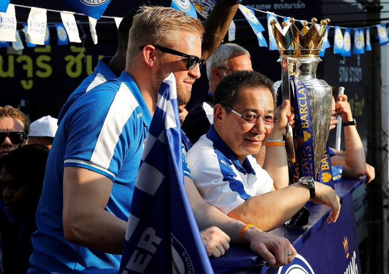 Kasper Schmeichel skrifaði falleg minningarorð og birti þessa mynd með.