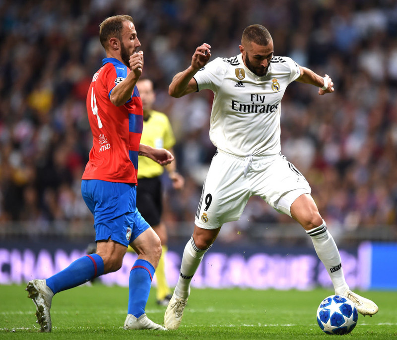 Karim Benzema í leik með Real Madrid