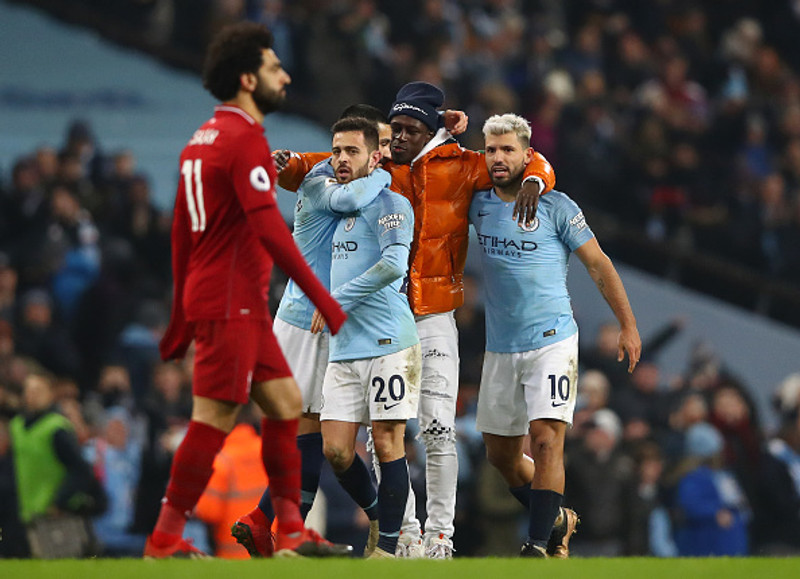 Manchester City vann síðast þegar liðin mættust í deildinni.