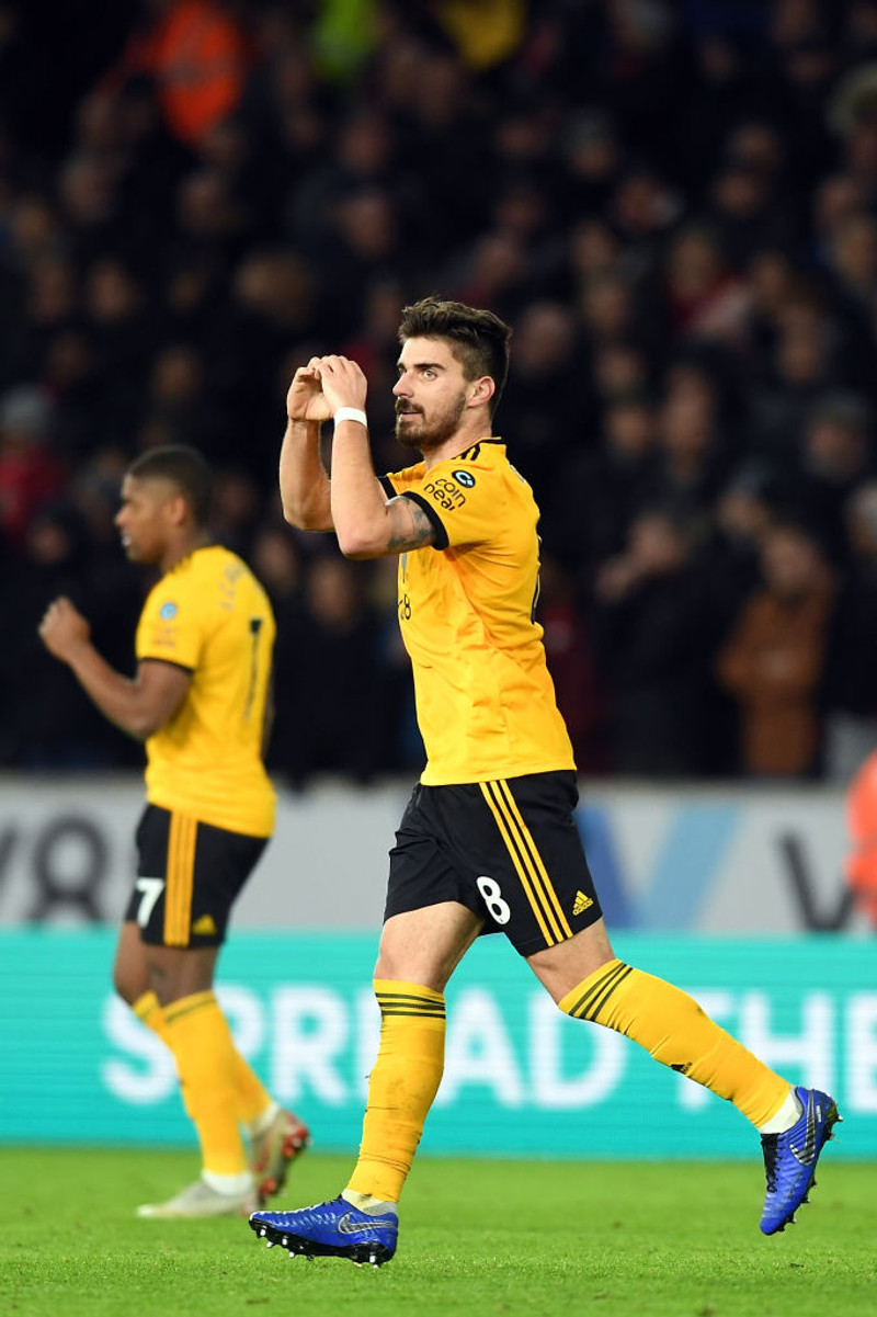 Ruben Neves skoraði fyrir Wolves