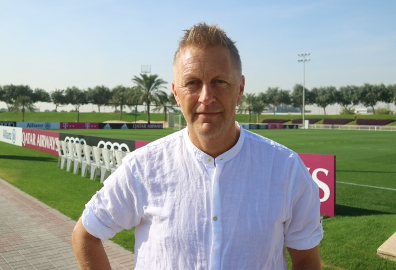 Heimir í Katar.