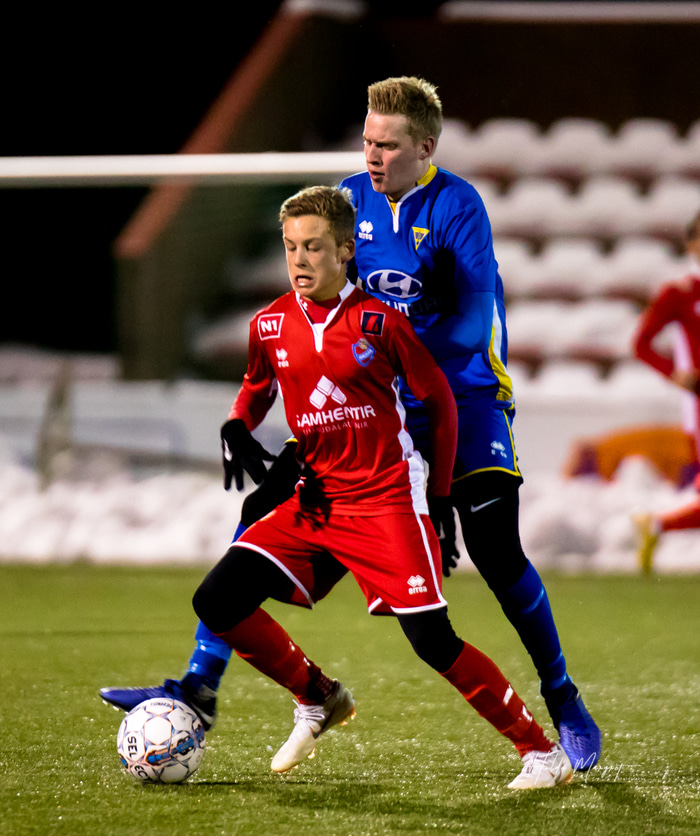 Kristófer í leik gegn Gróttu síðasta vetur.