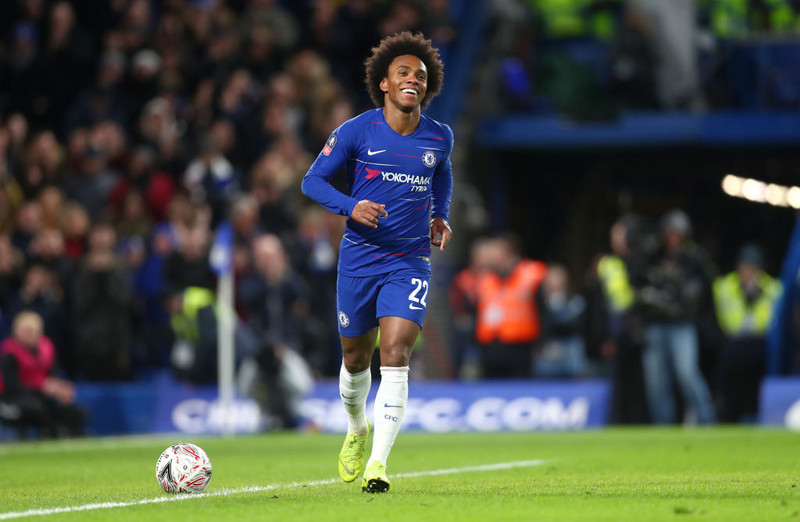 Willian (Chelsea) - Lagði upp mark á laglegan hátt í sigrinum á Crystal Palace.