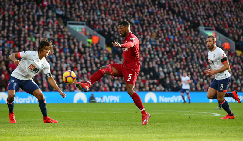 Gini Wijnaldum (Liverpool) - Skoraði frábært mark í sigrinum á Bournemouth.