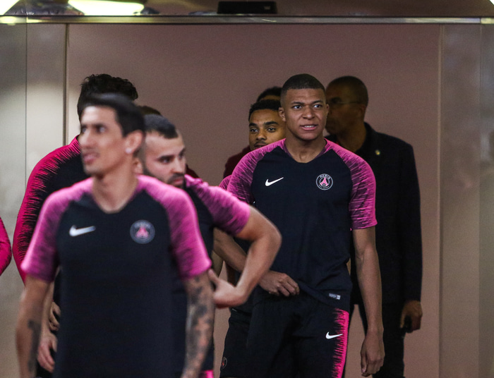 Mbappe og félagar í PSG.