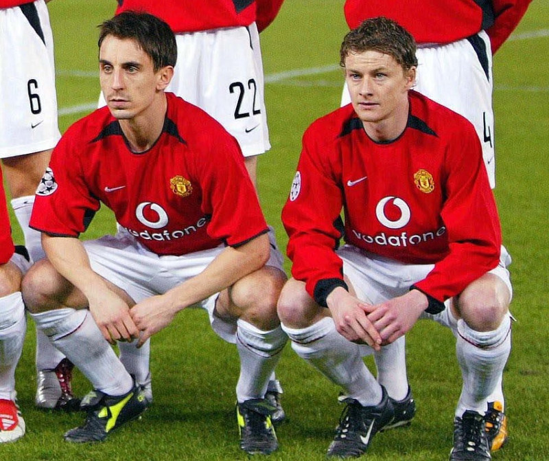 Gary Neville og Ole Gunnar Solskjær
