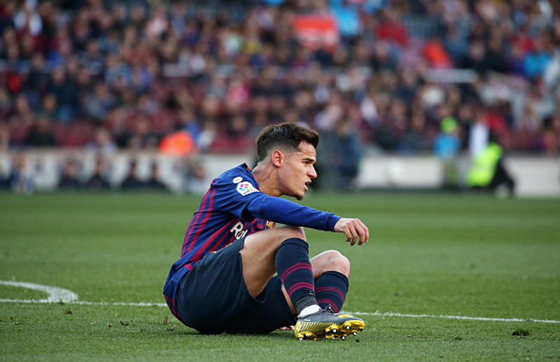 Coutinho heldur sæti sínu í byrjunarliði Barcelona.