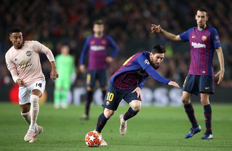 Messi átti svakalegan leik.
