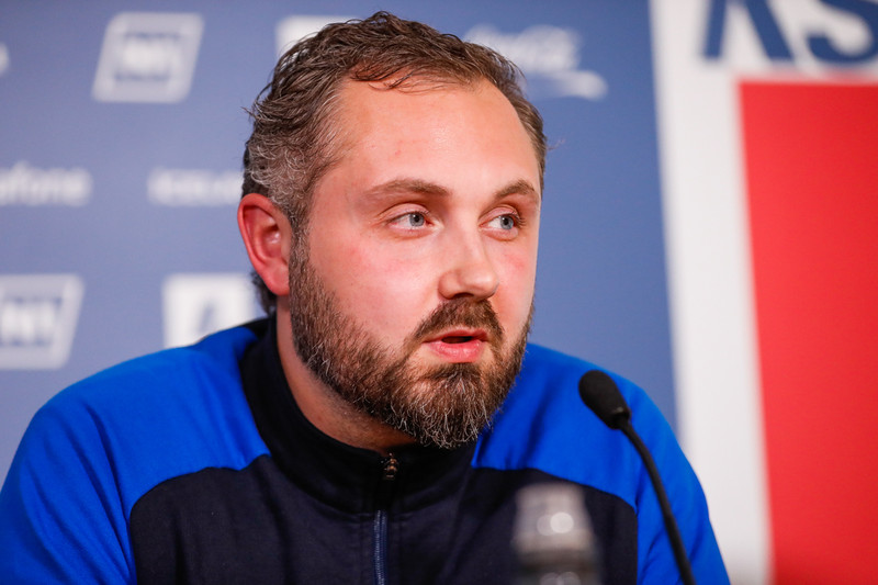 Davíð Snorri Jónasson, þjálfari U17 landsliðsins.