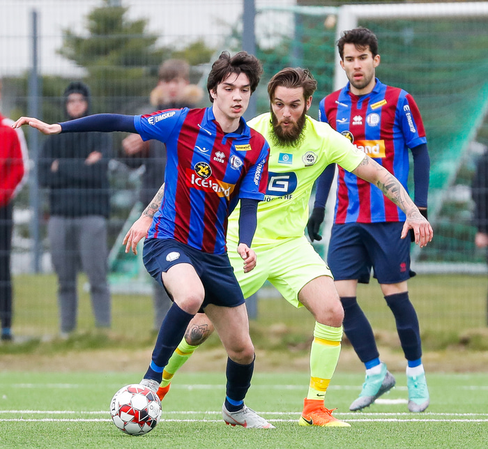 Vuk Óskar Dimitrijevic var maður leiksins gegn Keflavík.