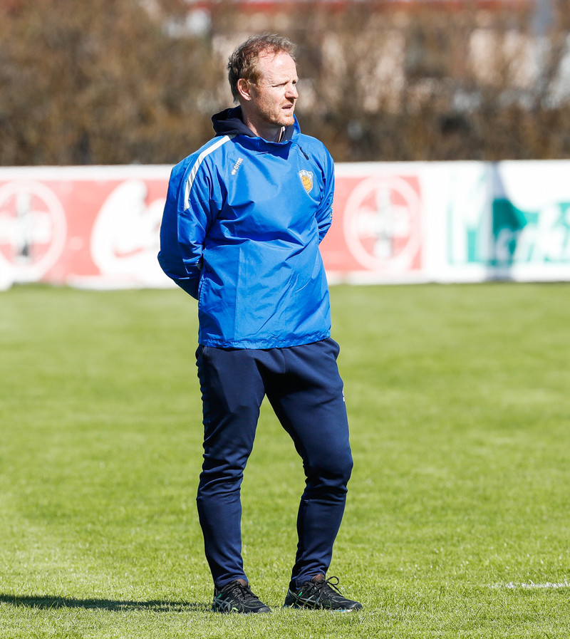 Jón Sveinsson, þjálfari Fram.