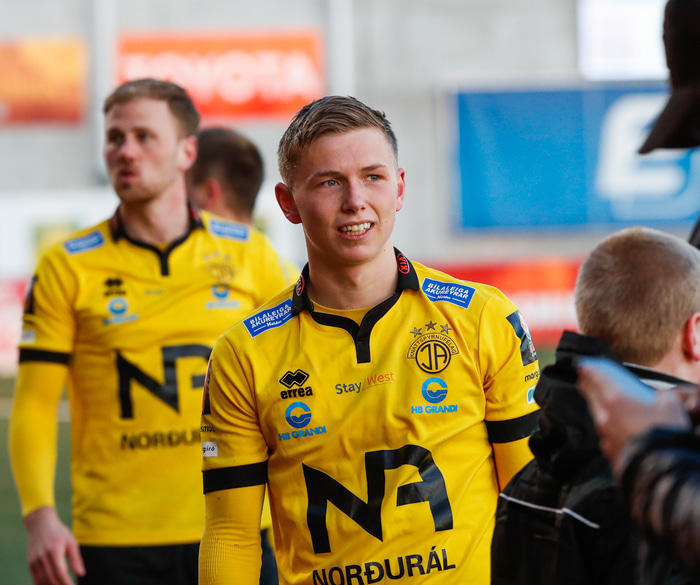 Bjarki Steinn skoraði fyrir ÍA.