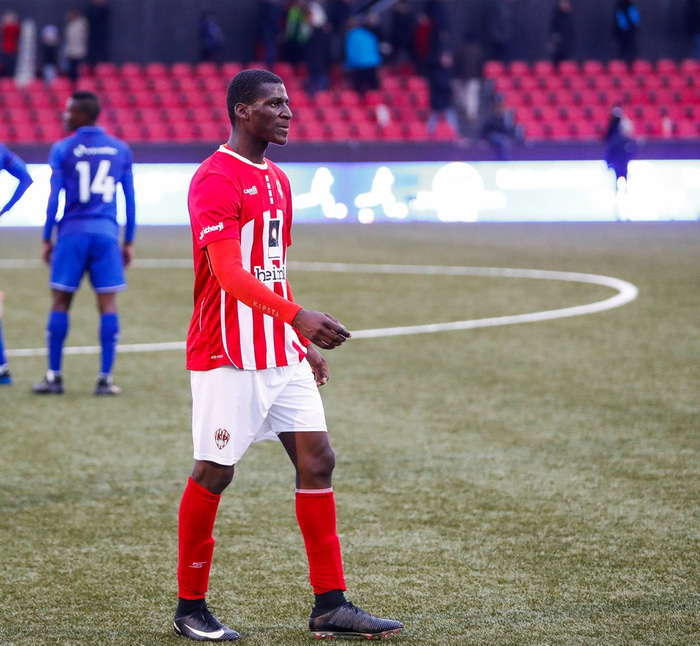 Það mun mikið mæða á Rafael Victor á laugardaginn.