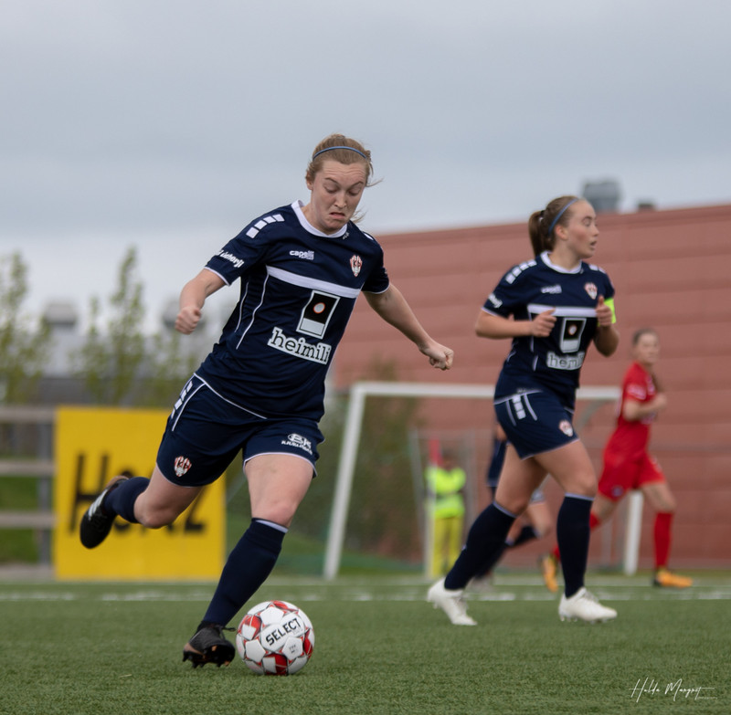 Myndaveisla: Sara Björk kom heim þegar Haukar mættu Þrótti