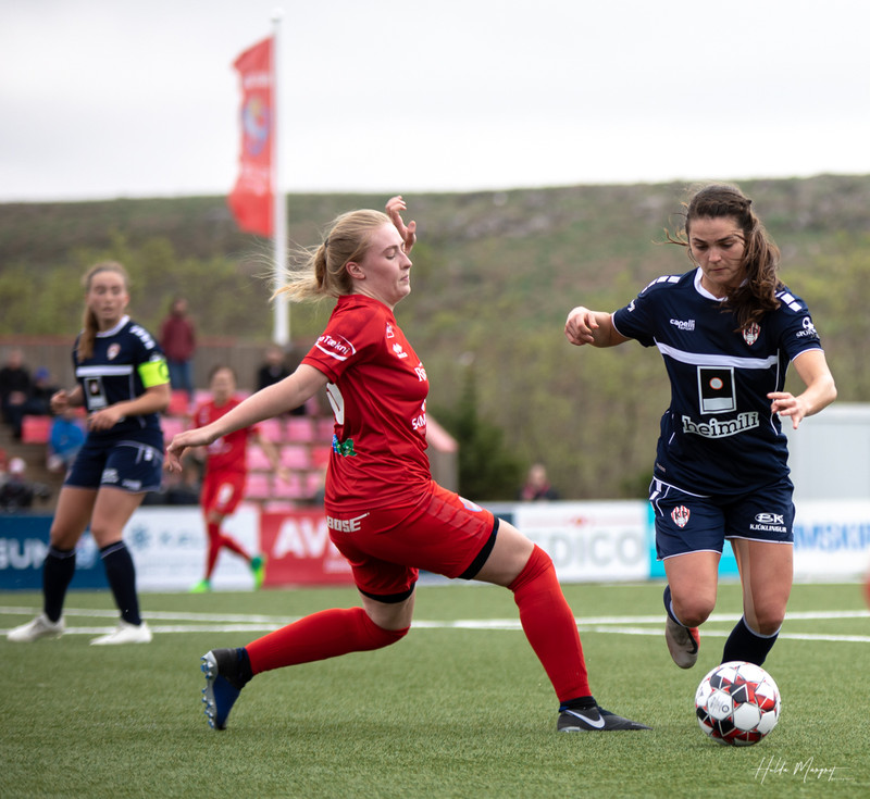 Myndaveisla: Sara Björk kom heim þegar Haukar mættu Þrótti