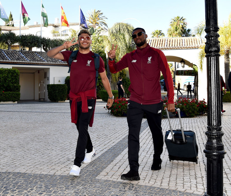 Myndir: Létt yfir Liverpool mönnum á Marbella