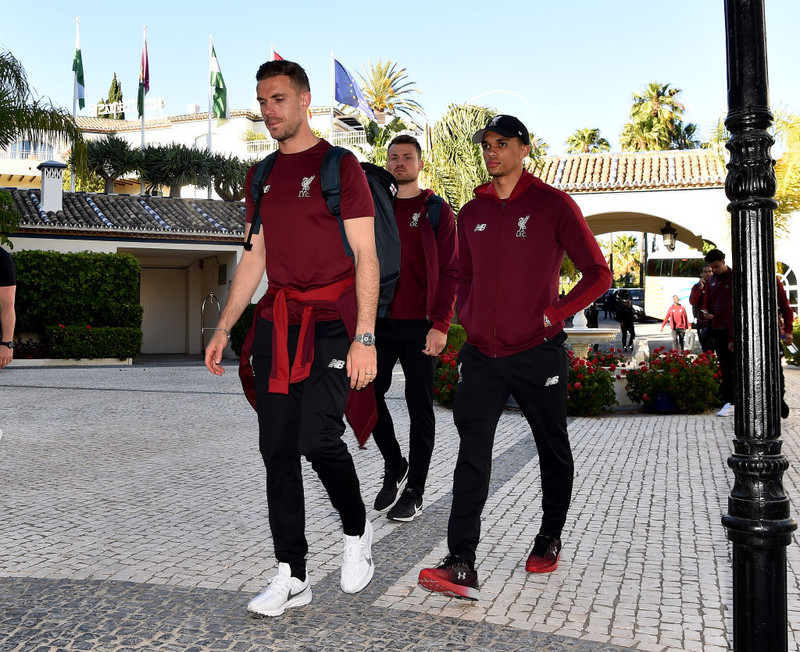 Myndir: Létt yfir Liverpool mönnum á Marbella