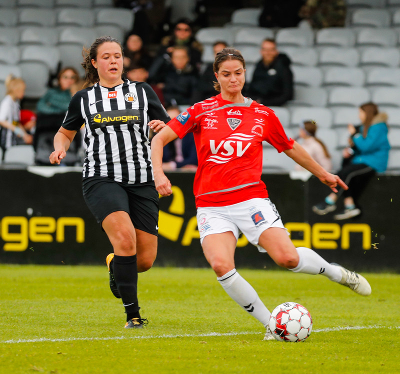 Caroline í leik með ÍBV árið 2019
