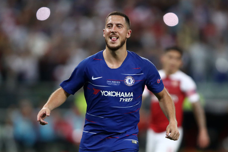 Hazard í leik með Chelsea.