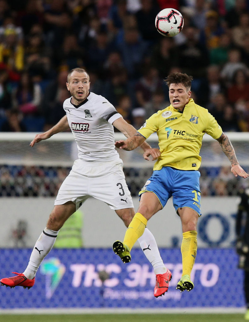 Jón Guðni Fjóluson í leik með Krasnodar