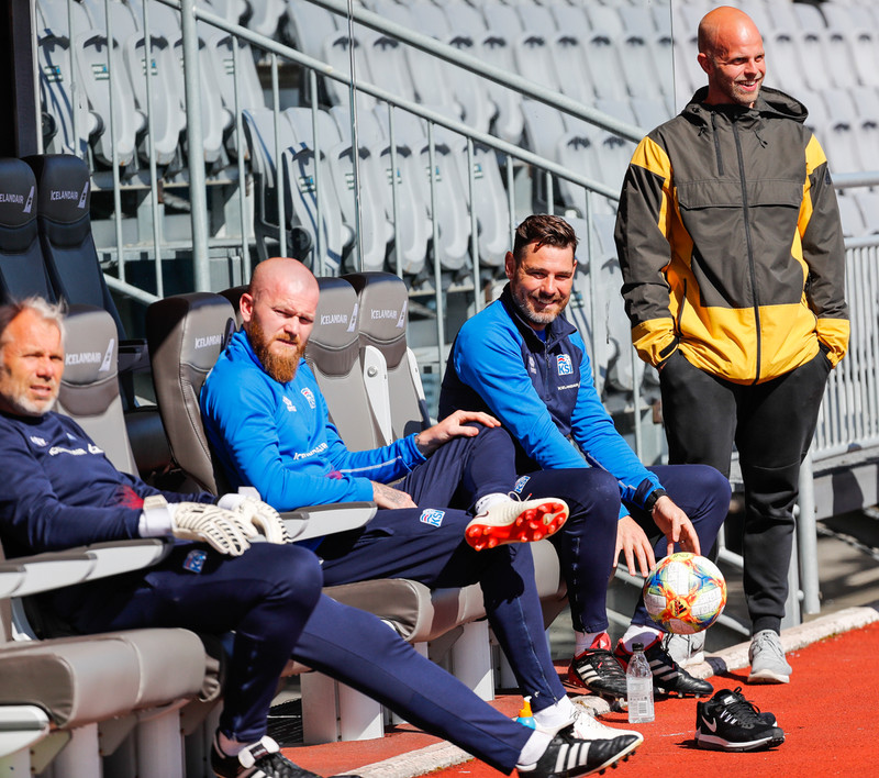 Aron Einar Gunnarsson og Freyr Alexandersson